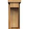 Ekena Millwork Huntington Rough Sawn Corbel w/Backplate, Western Red Cedar, 6"W x 10"D x 14"H COR06X10X14HUN01RWR - alternate 4